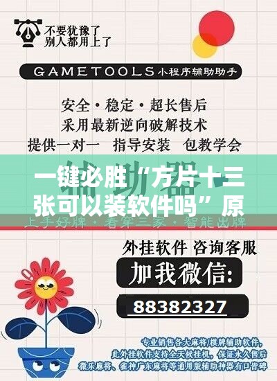 一键必胜“方片十三张可以装软件吗”原来可以开挂
