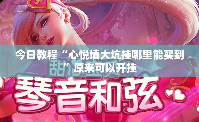 今日教程“心悦填大坑挂哪里能买到”原来可以开挂