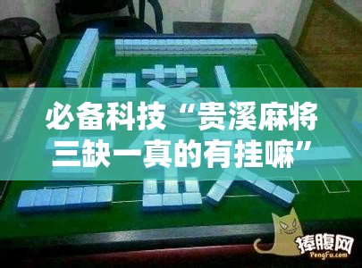 必备科技“贵溪麻将三缺一真的有挂嘛”科技辅助神器手机版
