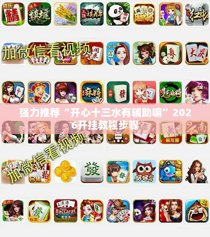强力推荐“开心十三水有辅助嘛	”2026开挂教程步骤