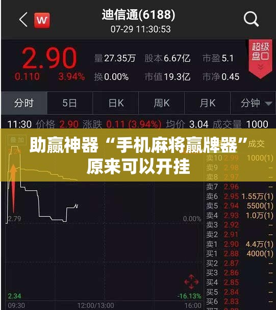 助赢神器“手机麻将赢牌器”原来可以开挂