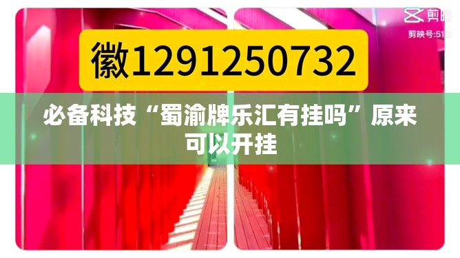 必备科技“蜀渝牌乐汇有挂吗”原来可以开挂