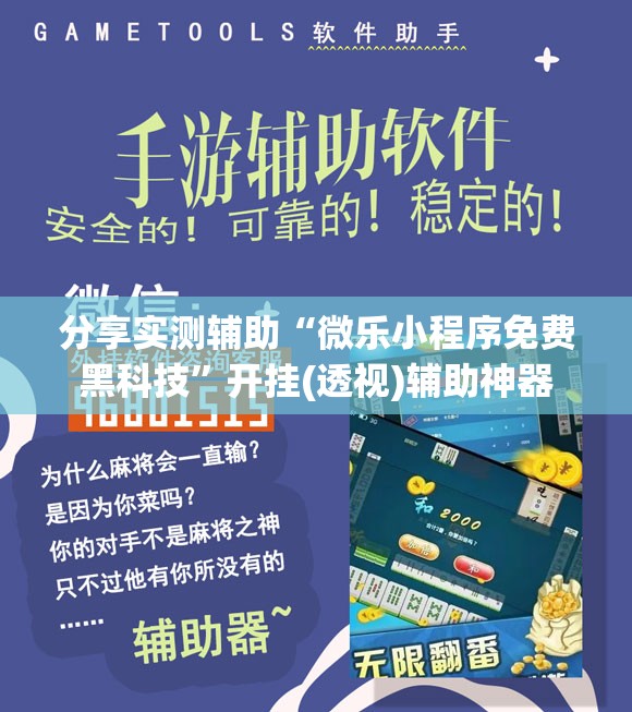 分享实测辅助“微乐小程序免费黑科技	”开挂(透视)辅助神器