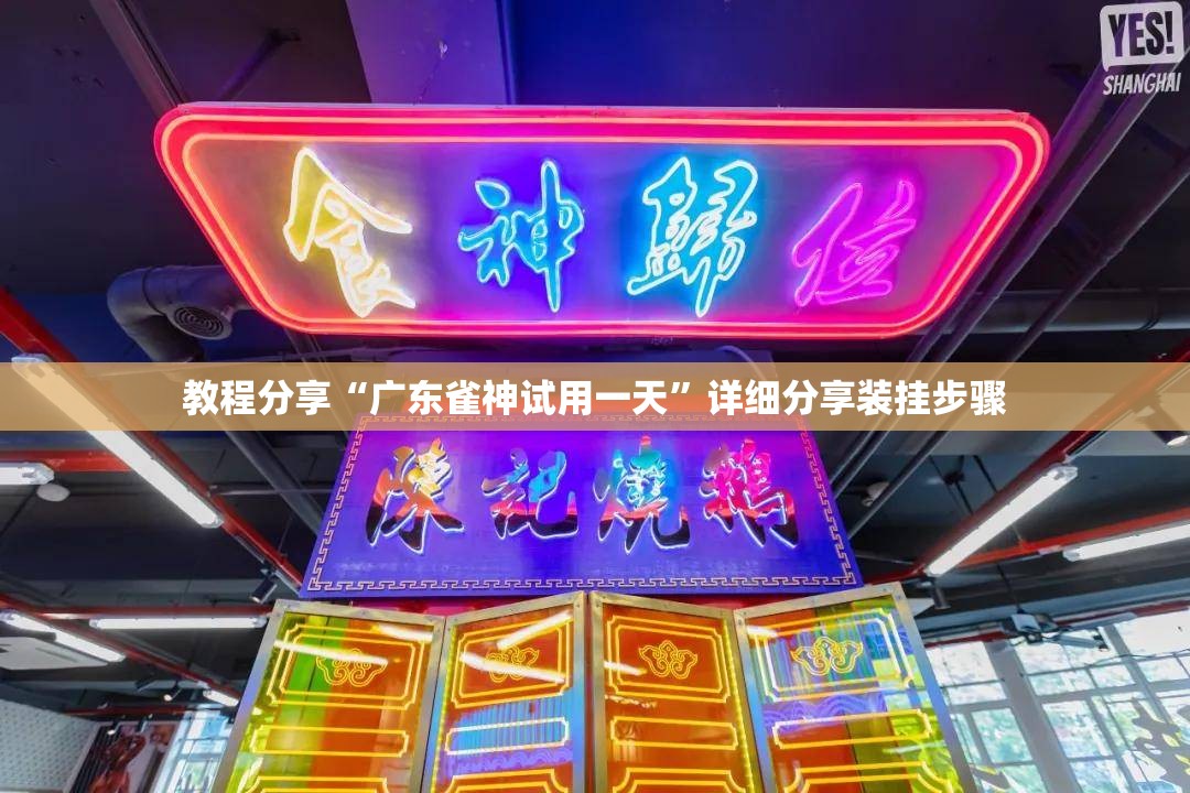 教程分享“广东雀神试用一天	”详细分享装挂步骤