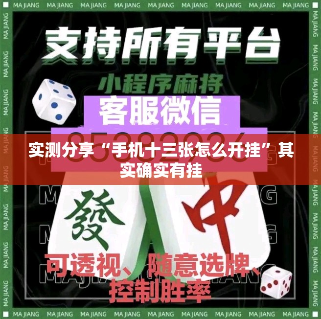 实测分享“手机十三张怎么开挂”其实确实有挂