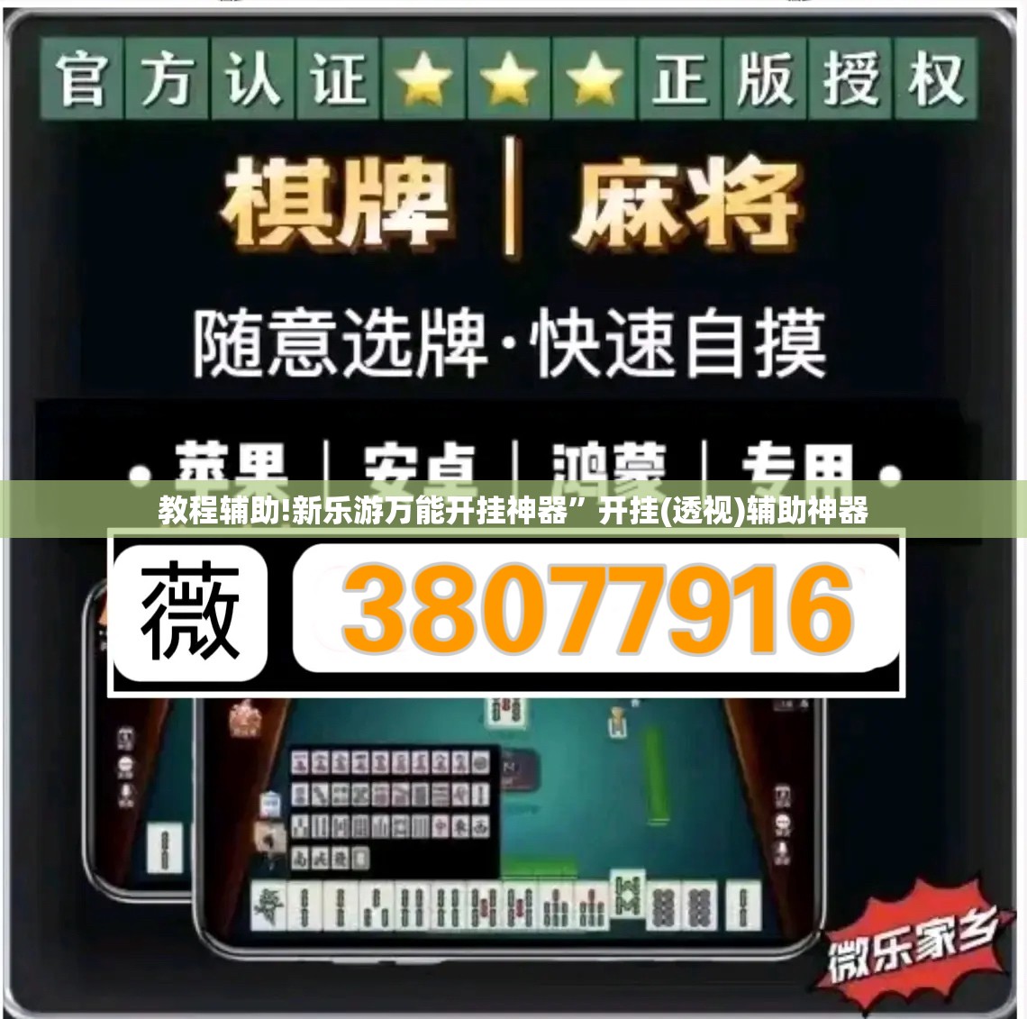教程辅助!新乐游万能开挂神器”开挂(透视)辅助神器