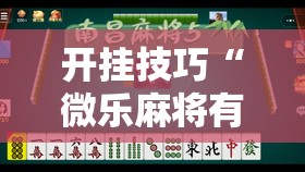 开挂技巧“微乐麻将有挂么”细辅助教程分享