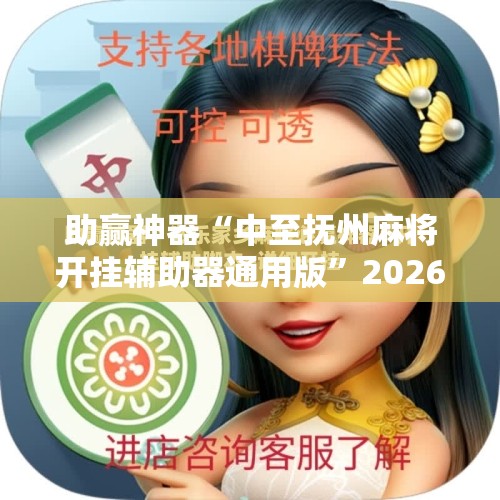 助赢神器“中至抚州麻将开挂辅助器通用版”2026开挂教程步骤