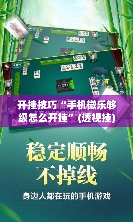 开挂技巧“手机微乐够级怎么开挂	”(透视挂)辅助下载教程