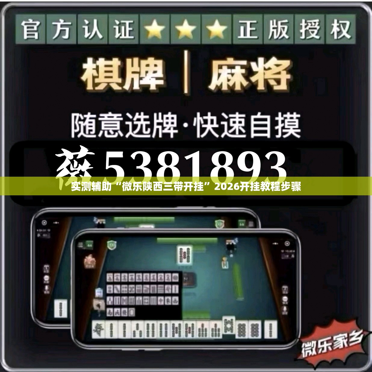 实测辅助“微乐陕西三带开挂”2026开挂教程步骤
